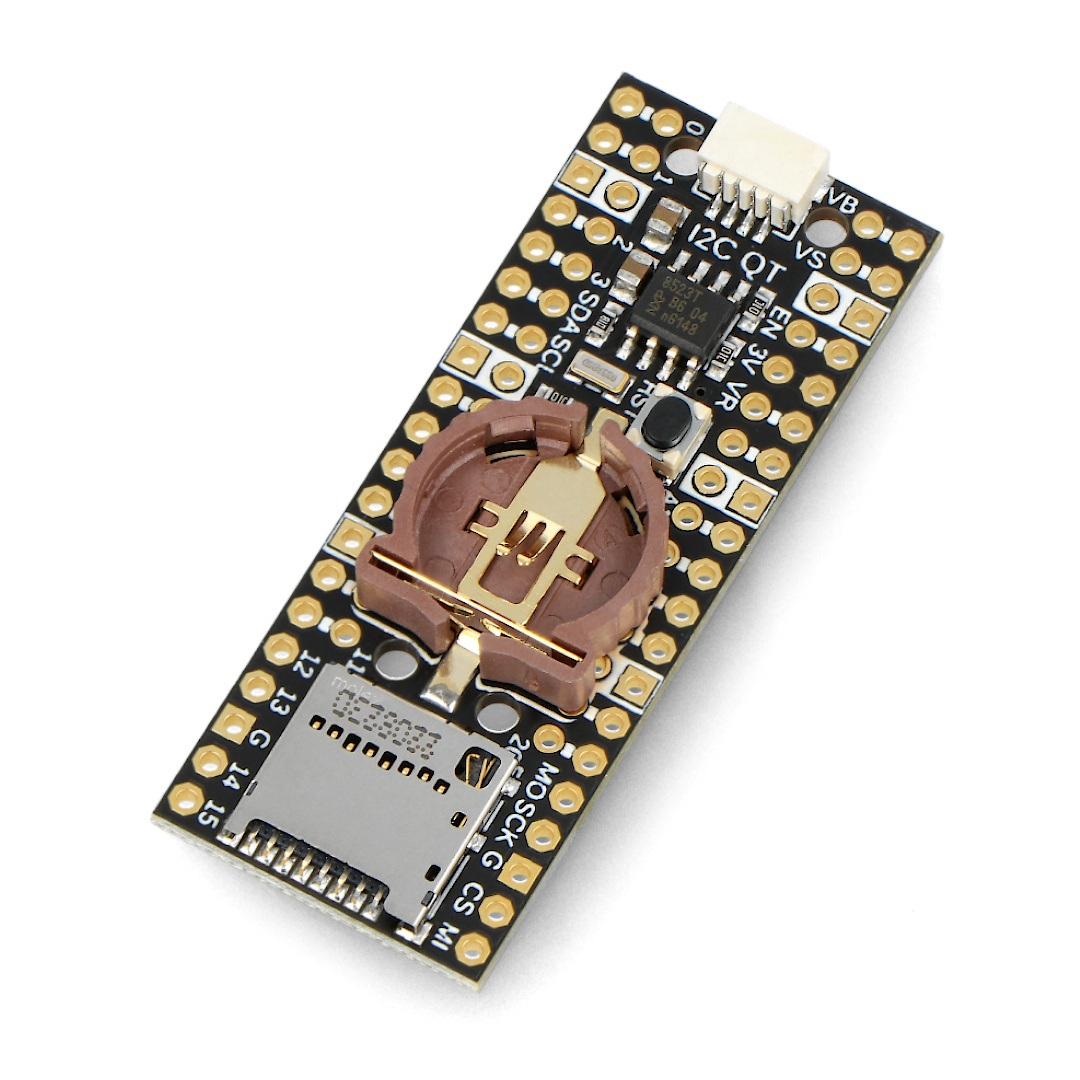 PiCowbell Adalogger - PCF8523 - moduł rejestrowania danych - do Raspberry Pi Pico - STEMMA QT/Qwiic - Adafruit 5703