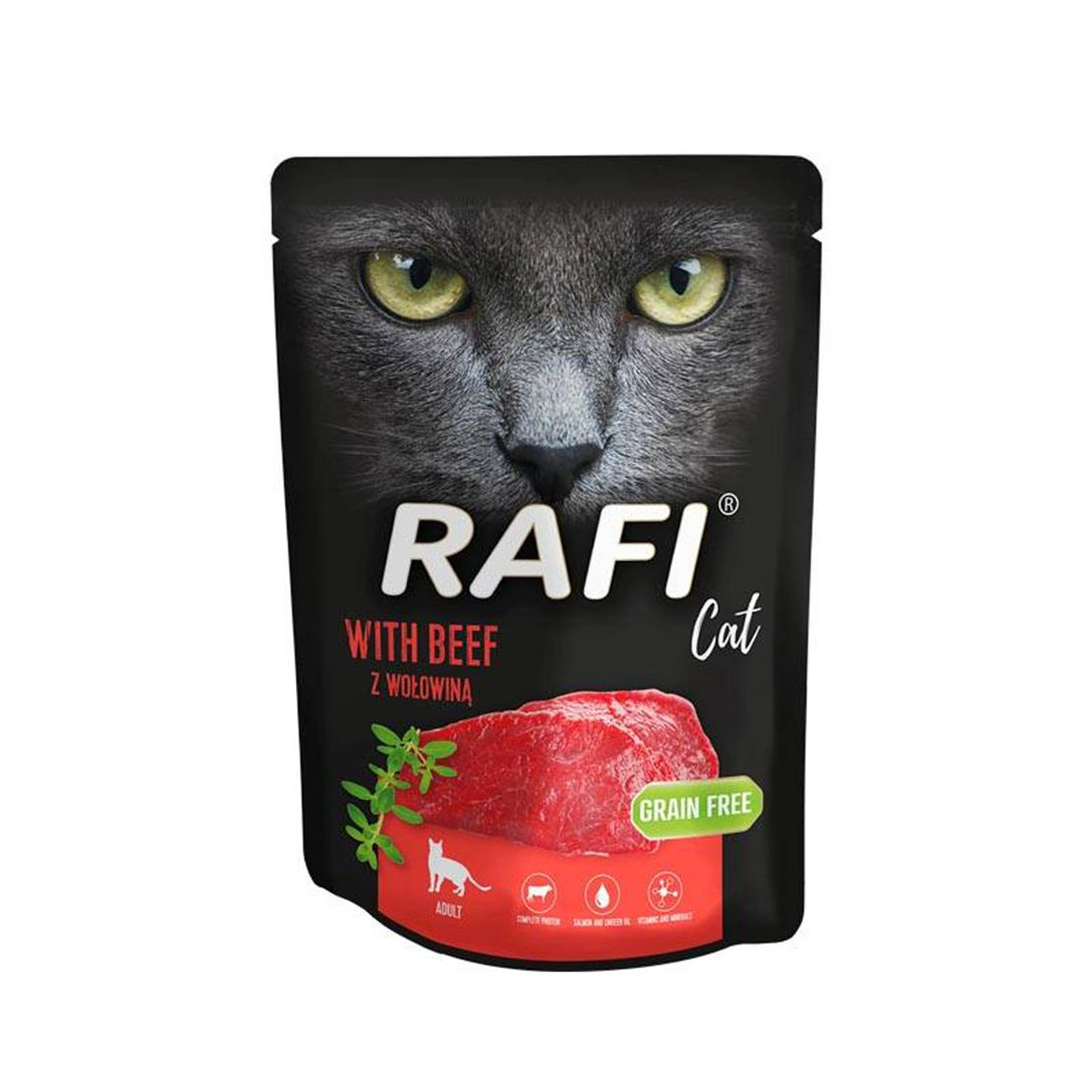 Rafi Cat Adult Paté with Beef 300 g