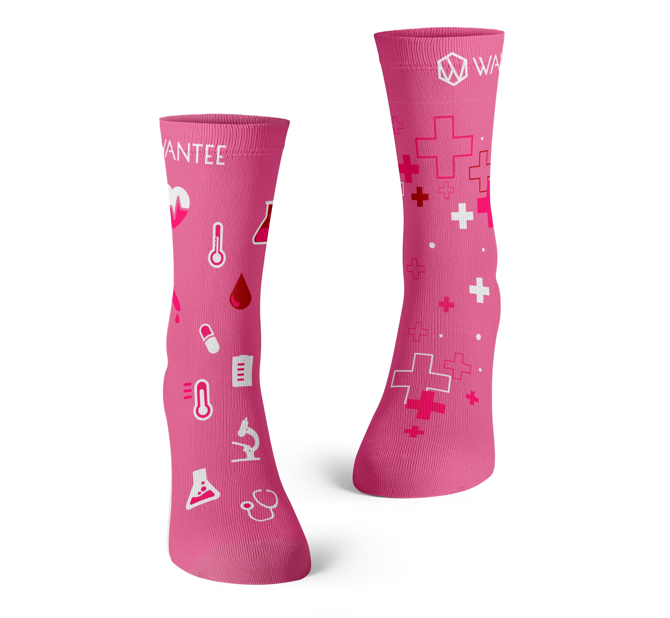 Ponožky Medical Pink Wantee