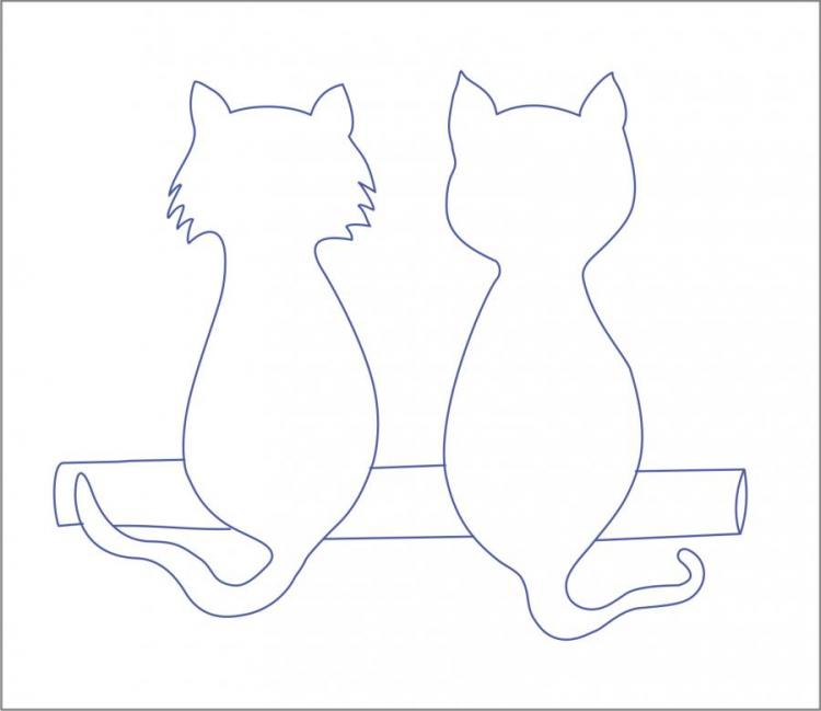 Beruška Dětské vyšívání - kanava 22x26 cm - kočky