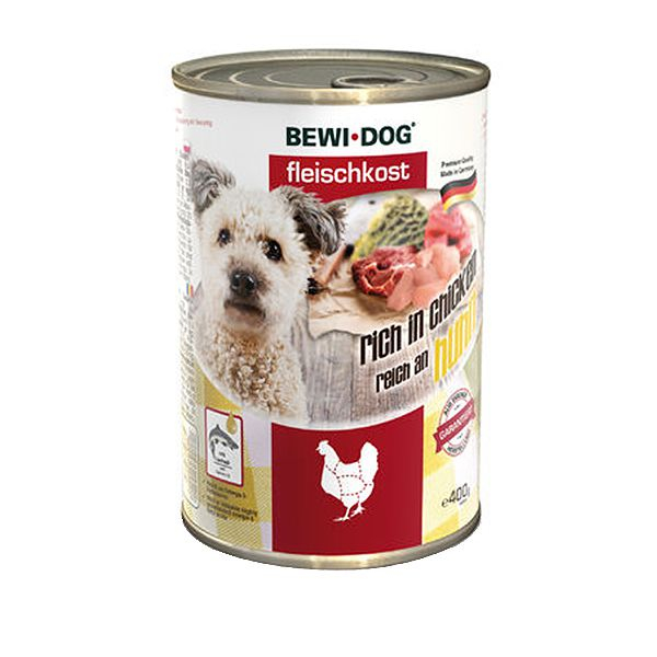 Nou Conservă BEWI DOG – Chicken, 400g