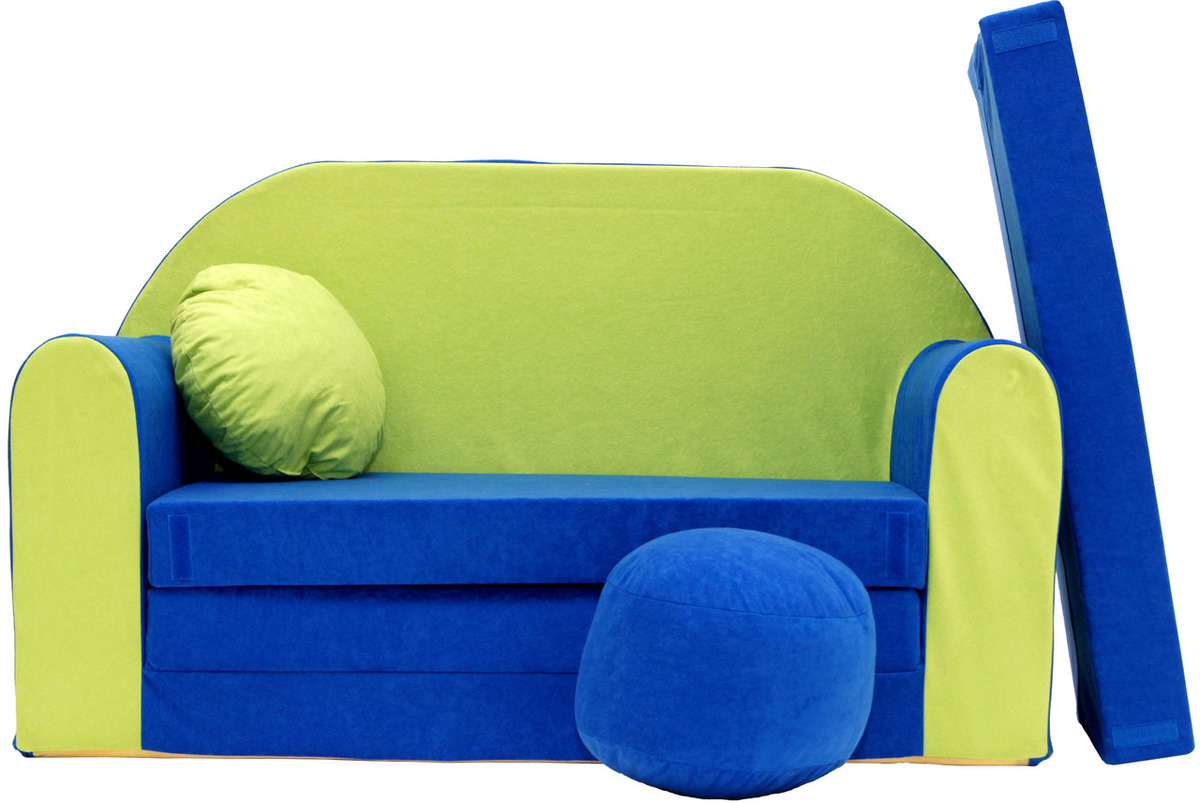Canapea pentru copii Albastru-verde