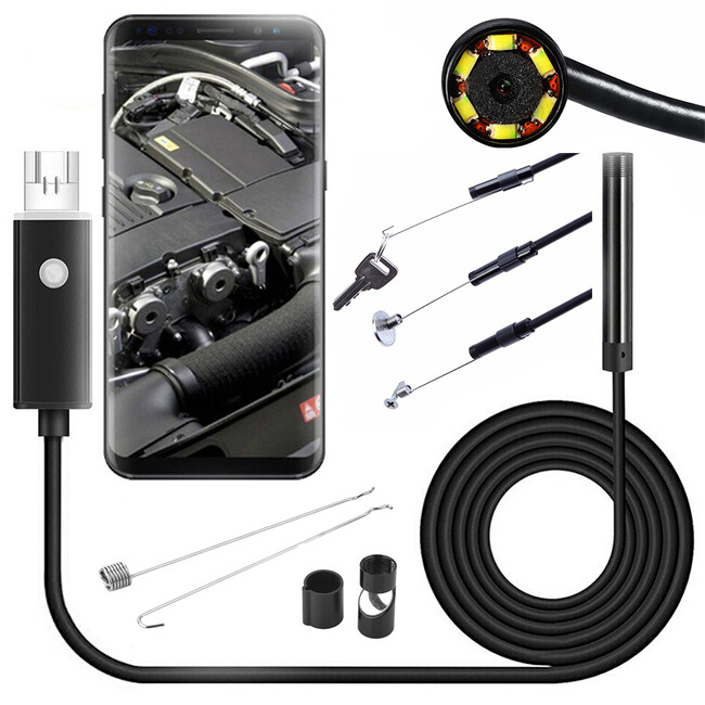 Endoskopická kamera USB OTG 5,5 mm 10m