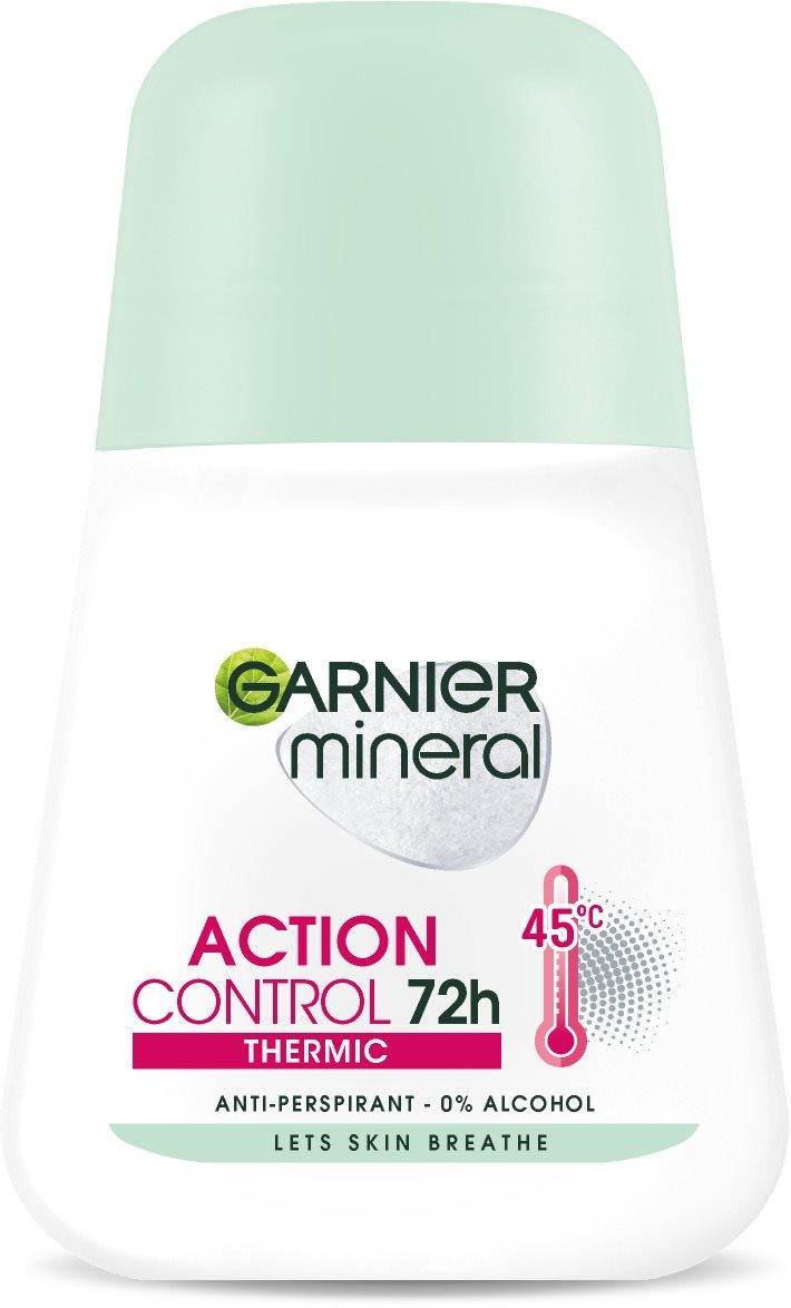 Izzadásgátló GARNIER Mineral Action Control Thermic 72H Roll-On Antiperspirant 50 ml