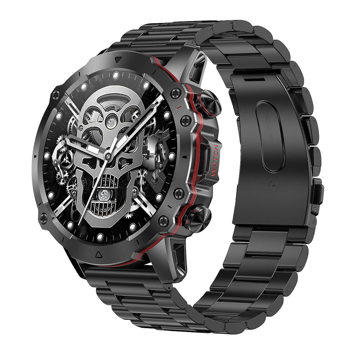Pánske Smart Hodinky WatchKing WK56 PRO Čierne | Fitness Inteligentné Smart Watch Vodotesné | Volanie cez Hodinky | Meranie Tlaku a Tepu