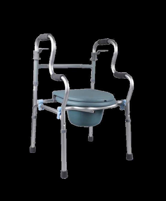 Wielofunkcyjne krzesło toaletowe balkonik dwukołowy 3w1 LUCA Reha Fund