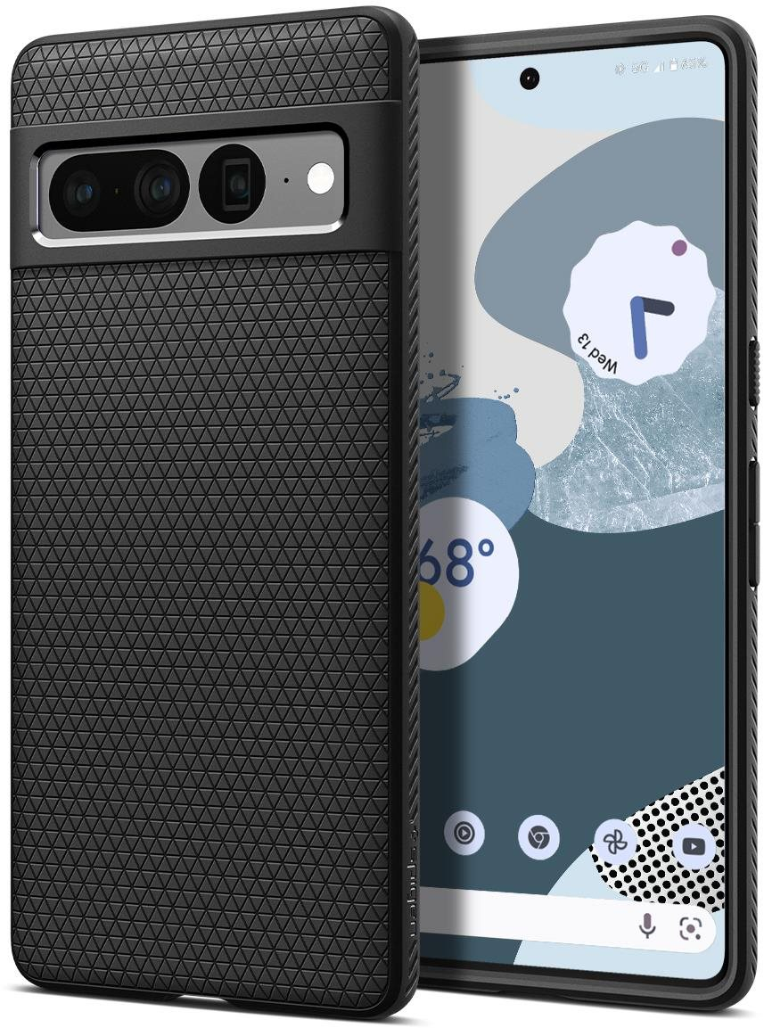 Telefon tok Spigen Liquid Air Black Google Pixel 7 Pro