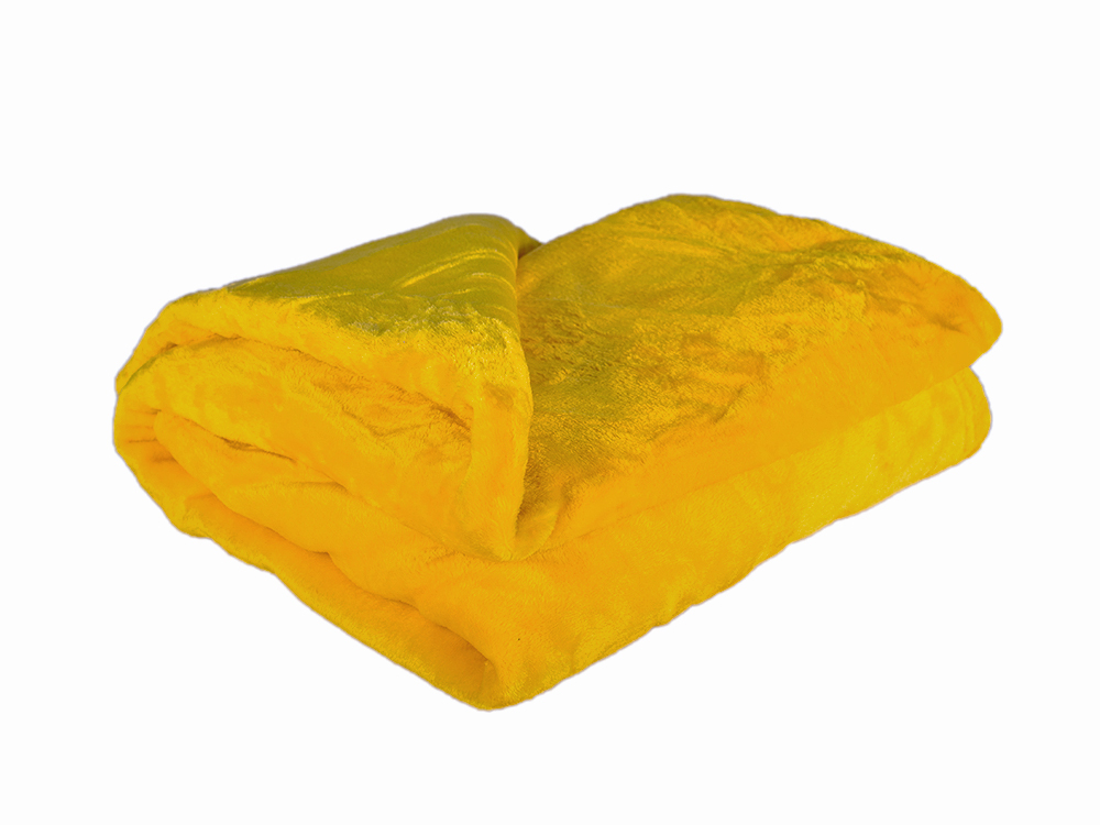 Jahu MyHouse Deka mikroplyš 150 x 200 cm Barva: tmavě žlutá