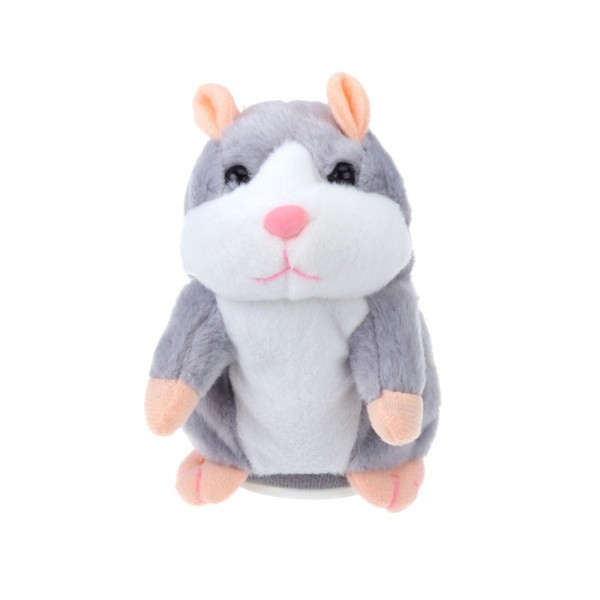Hamster interactif parlant - gris
