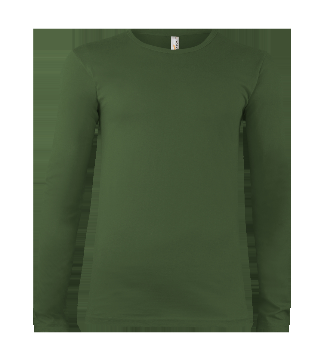 Nátelník - tričko s dlhým rukávom - OLIVA, S