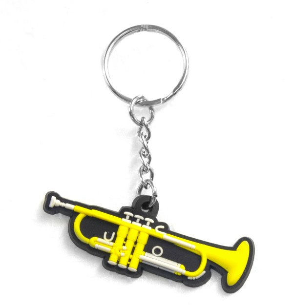 Musician Designer Music Key Chain Trumpet