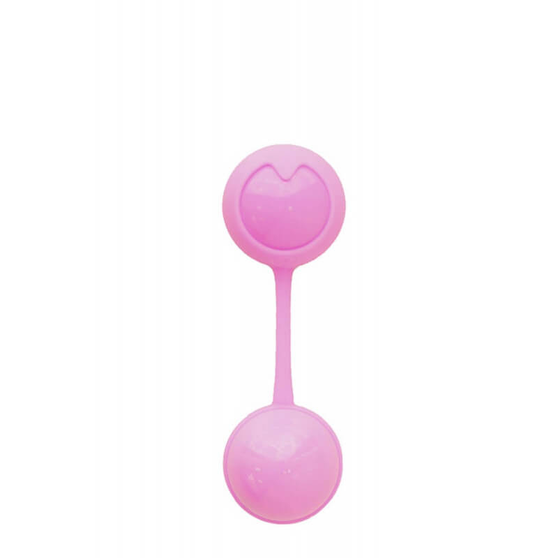 Seven Creations Bell Balls (okenná krabica) - silikónová, vibračné vaginálne guličky - 11 cm (ružová)