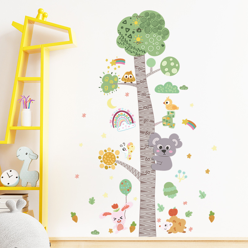 Kids Room Wall Sticker - Large Koala Height Measurement Wall Sticker