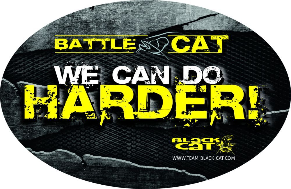 Black Cat Battle Cat Sticker