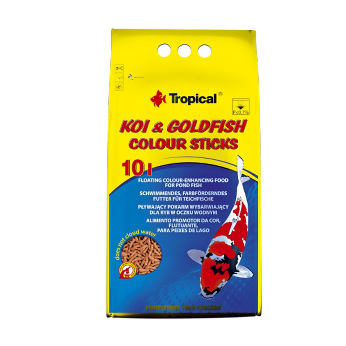 TROPICAL Koi goldfish colour sticks 10L