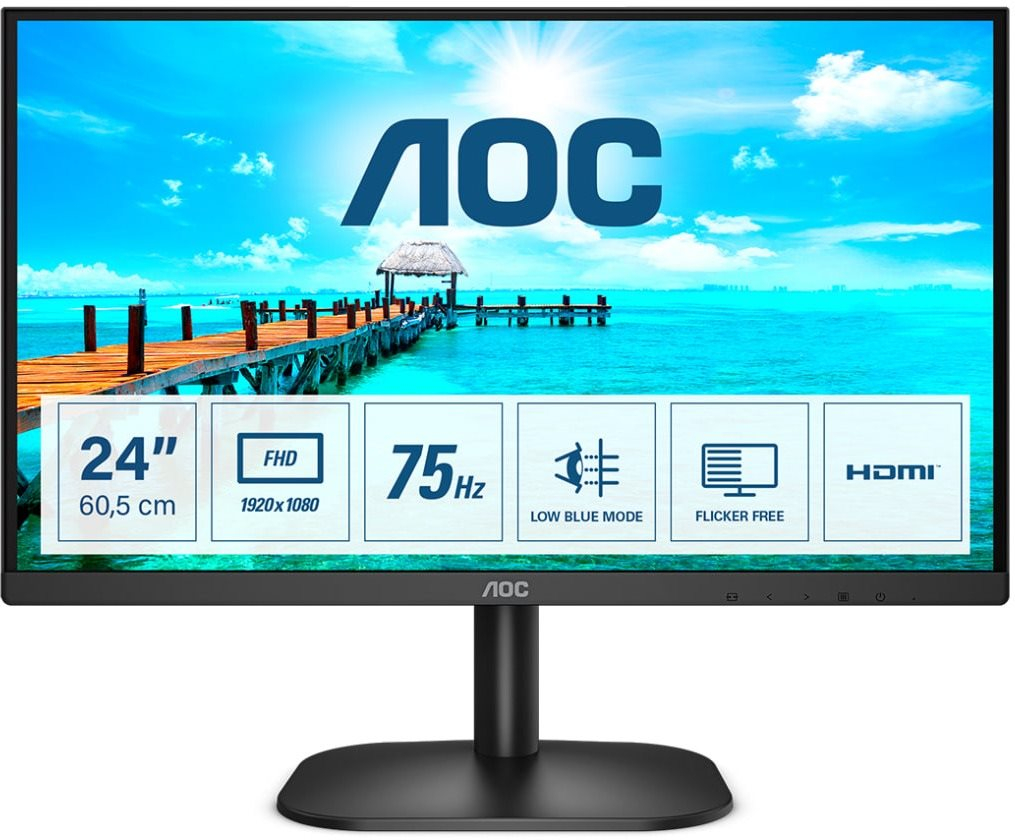 LCD monitor 23.8" AOC 24B2XHM2