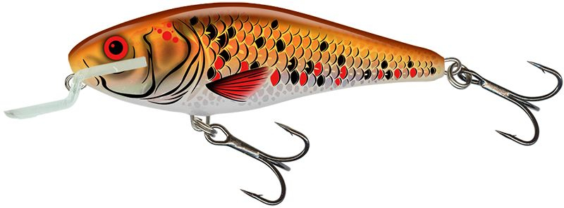 Salmo Wobler Executor Shallow Runner 7cm Holographic Golden Back