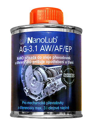 NanoLub® AG-3.1 AW/AF Nano přísada do převodového oleje 160ml