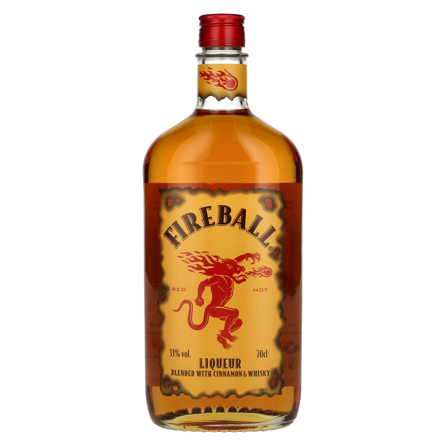Fireball Cinnamon Whisky Liqueur 33% 0,7L