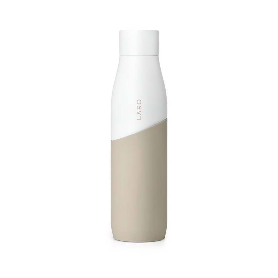 Antibakteriálna fľaša LARQ Movement, edícia TERRA, White / Dune 950 ml - LARQ