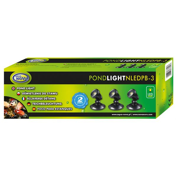 LED osvetlenie záhradných jazierok NLEDPB-3LED 3x2W