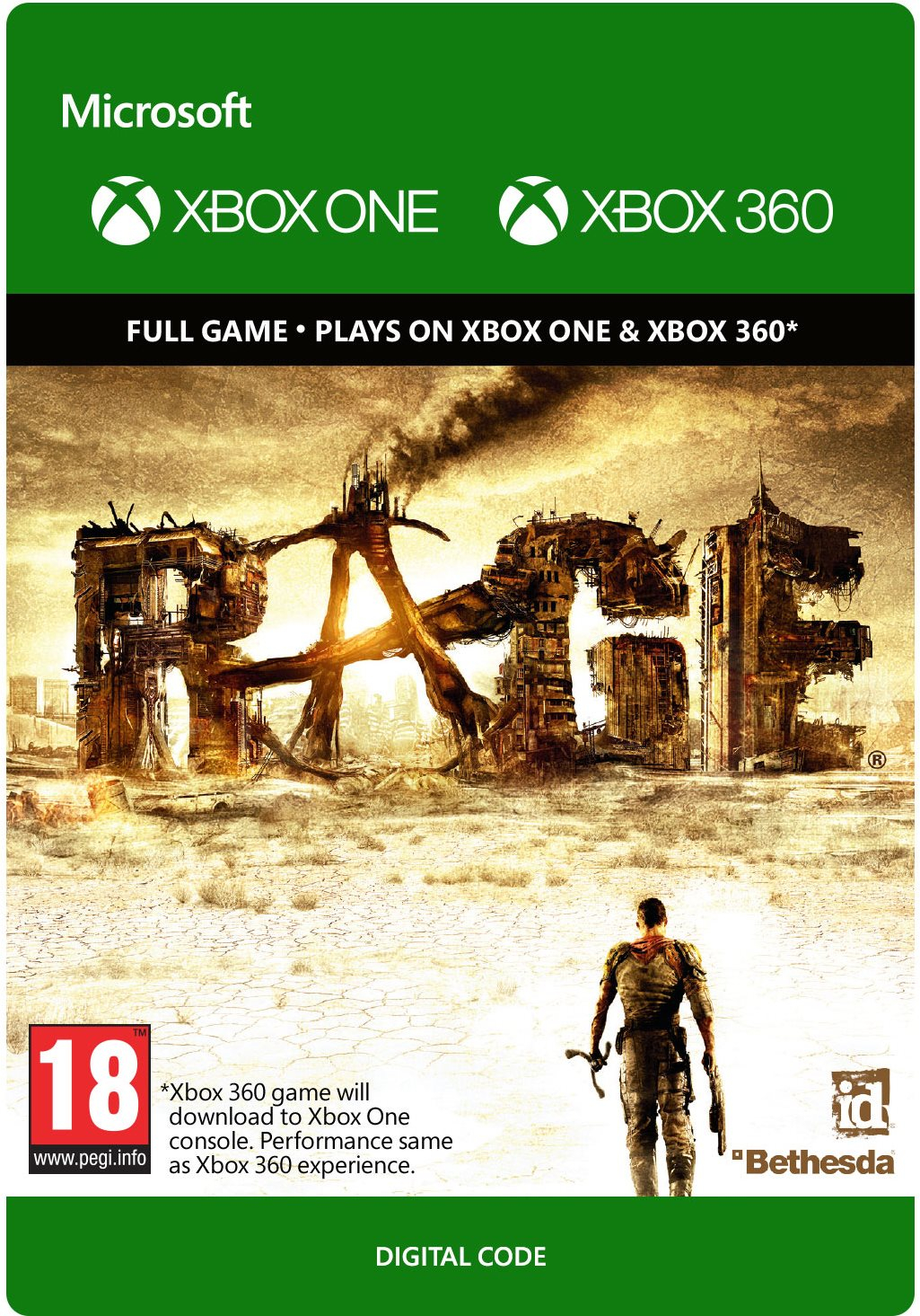 Konzol játék Rage - Xbox 360, Xbox Series DIGITAL