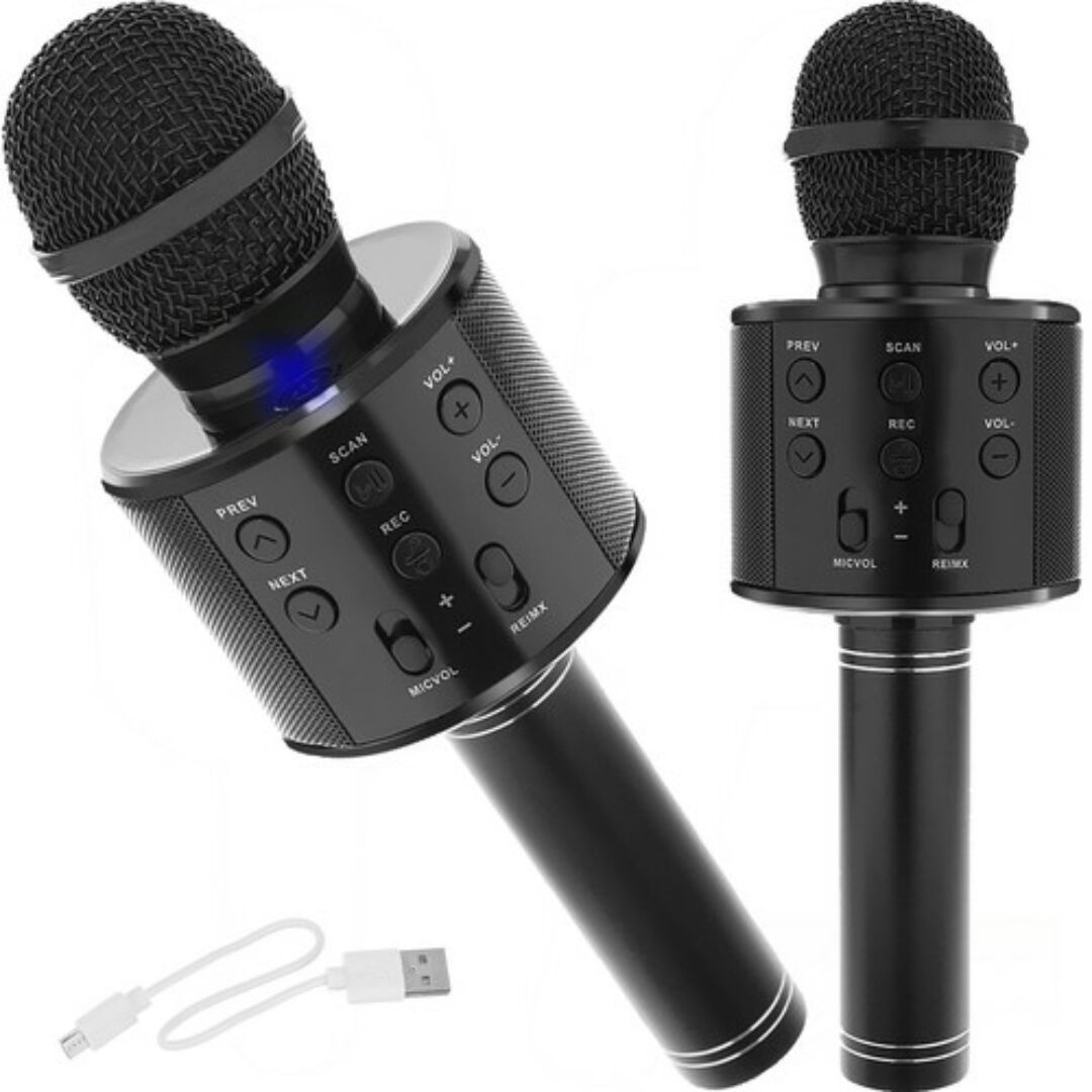 Izoxis karaoke mikrofon - fekete