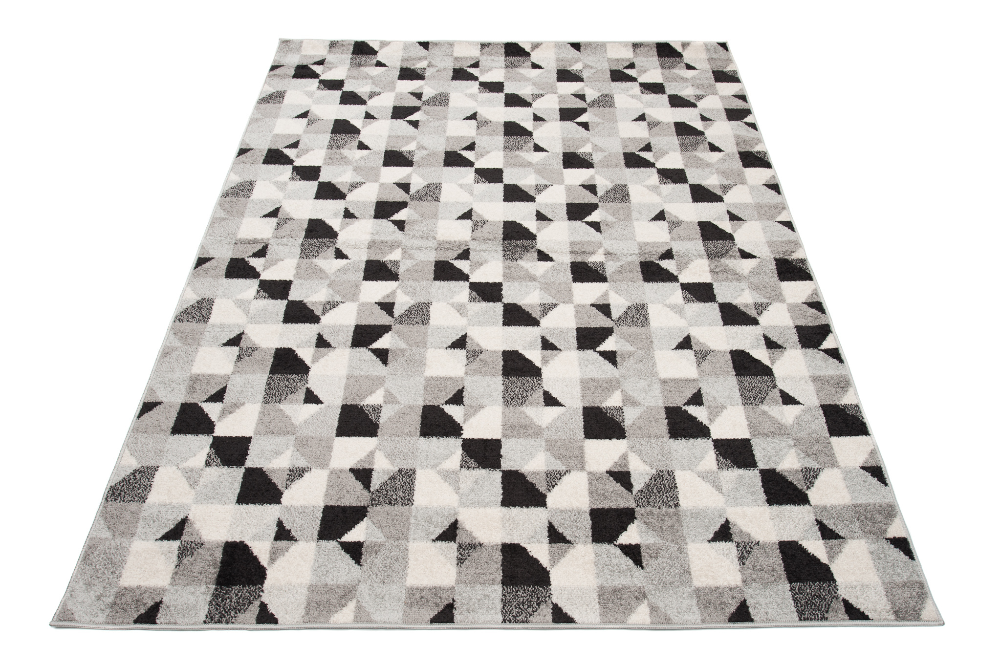 TA Čierno-biely vzorovaný koberec Zara Rozmer: 140x190 cm