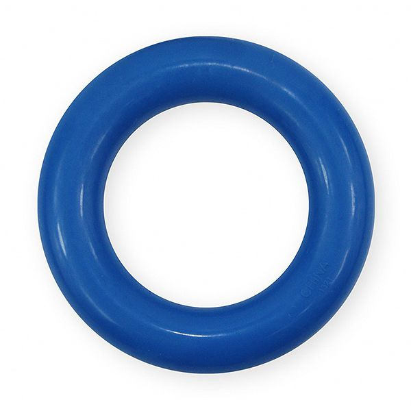 Inel din cauciuc solid pentru câini - albastru, 9cm