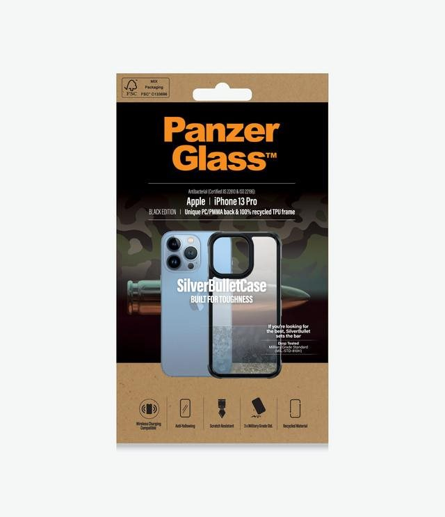 Telefon tok PanzerGlass SilverBulletCase Apple iPhone 13 Pro tok