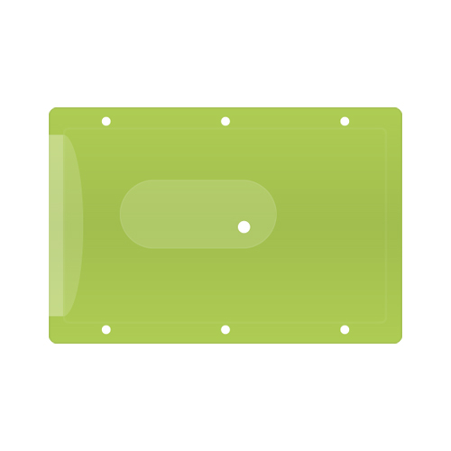 Credit card case - green