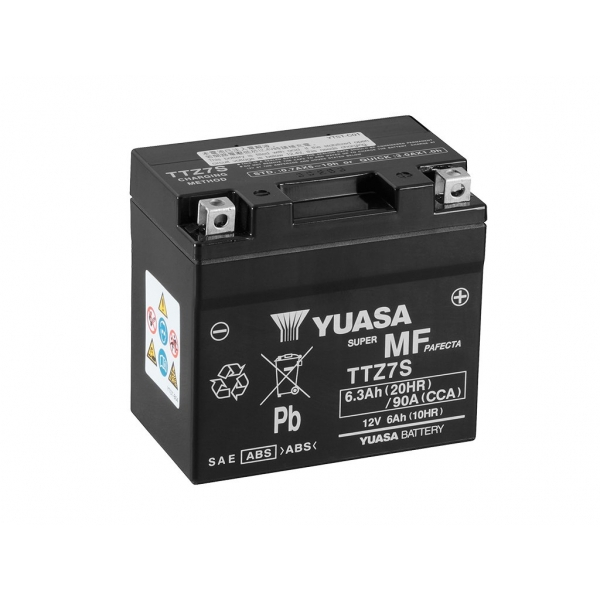 Motobatéria YUASA YTZ7S-BS 6Ah, 12V