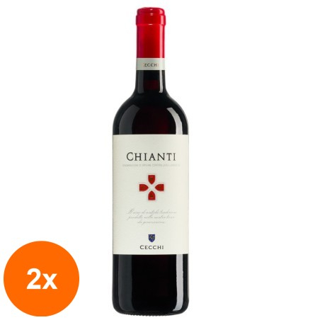 Balík 2 x Víno Chianti Cecchi DOCG, 0,75 l...