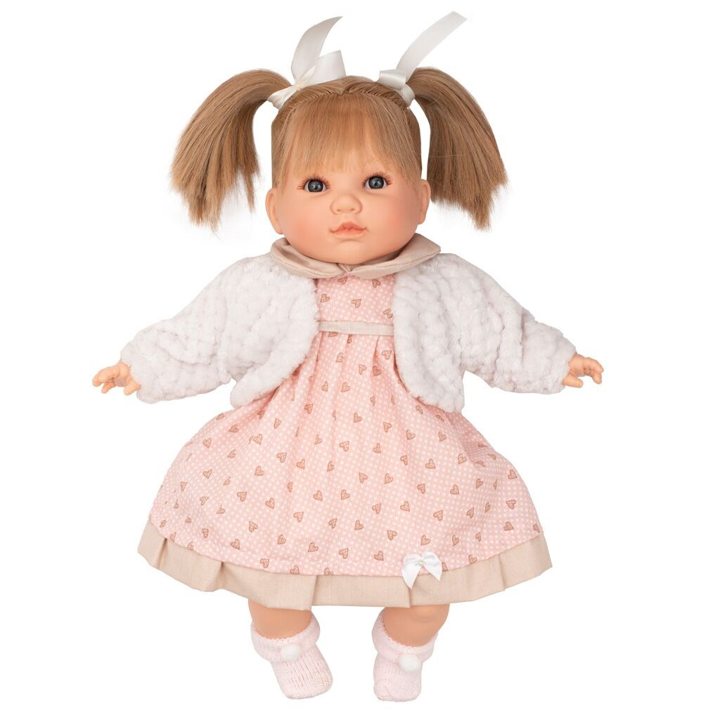 Πολυτελής κούκλα μωρού-κορίτσι Berbesa Natálka 40cm Χρώμα: Ροζ