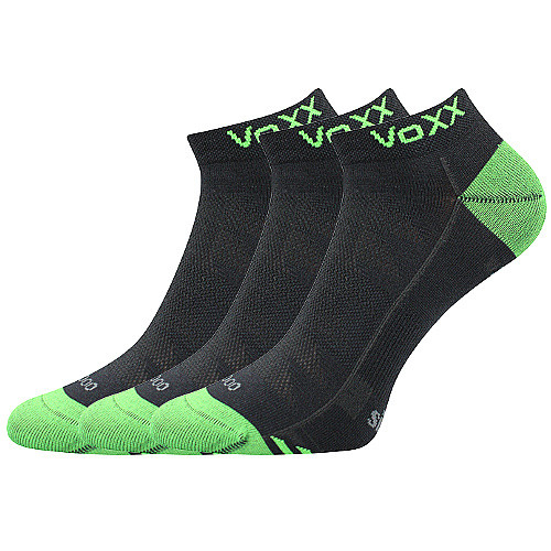 3PACK κάλτσες VoXX μπαμπού σκούρο γκρι