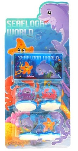 Miscellaneous Sea Animals Stamps 4 pcs
