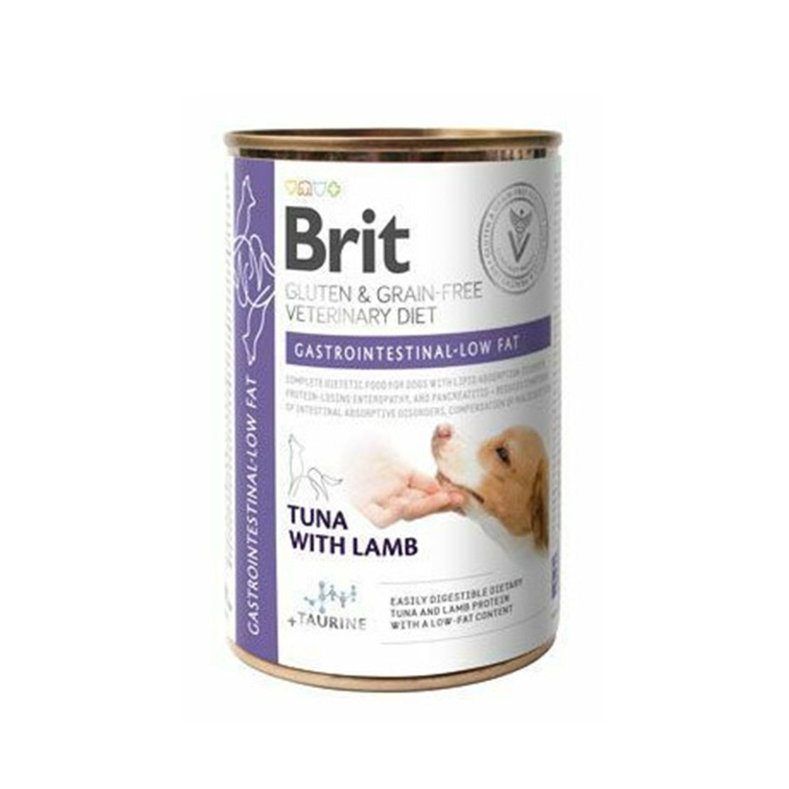 Brit Veterinary Diets GF dog Gluten & Grain free Gastrointestinal-low fat 400 g
