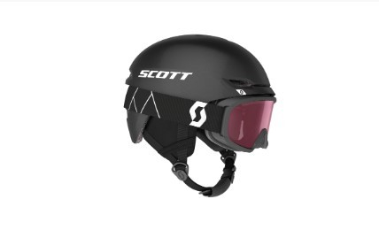 Dětská lyžařská helma s brýlemi SCOTT KEEPER 2 + JR WITTY black