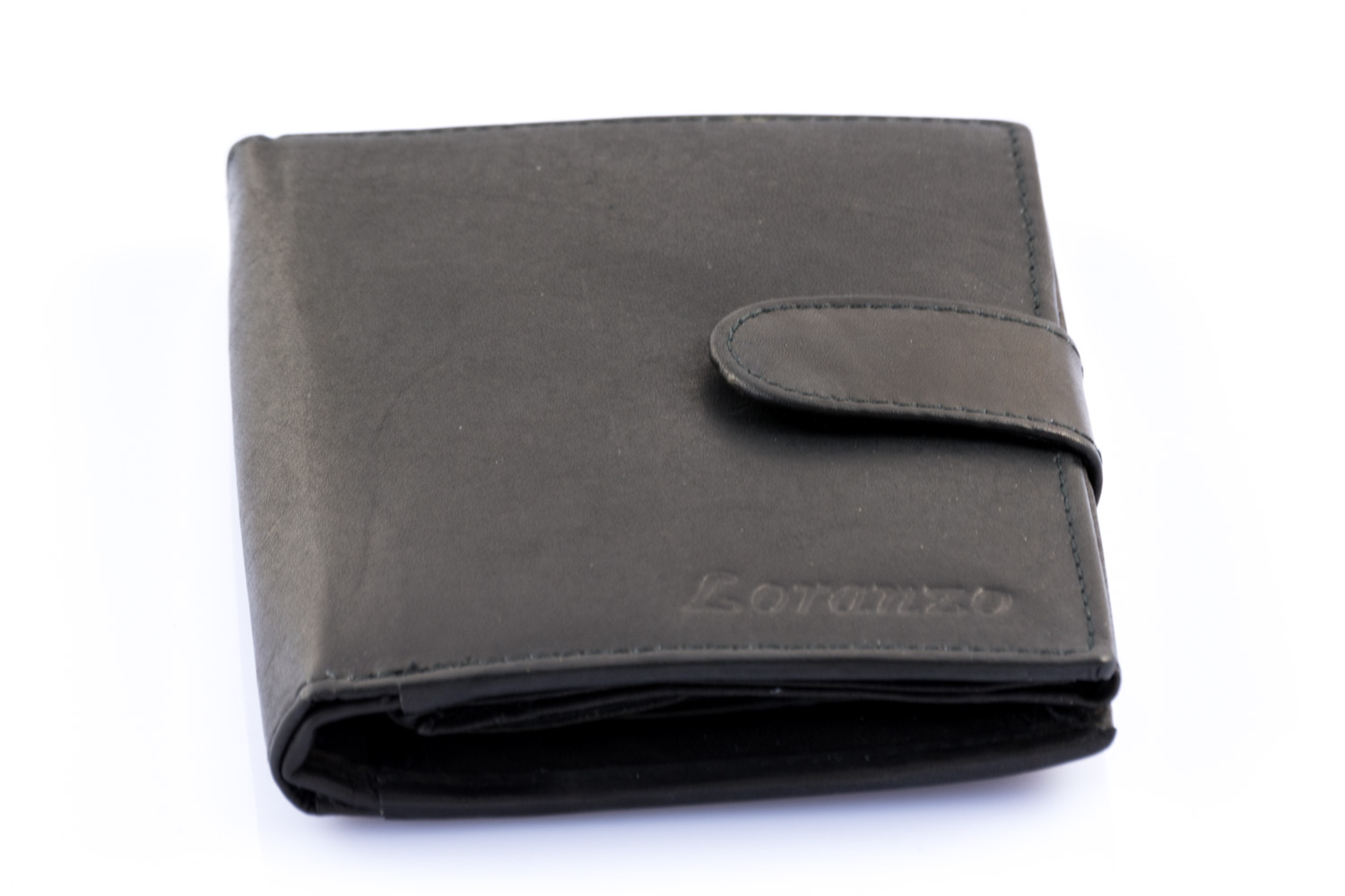 Men's leather wallet - Loranzo black