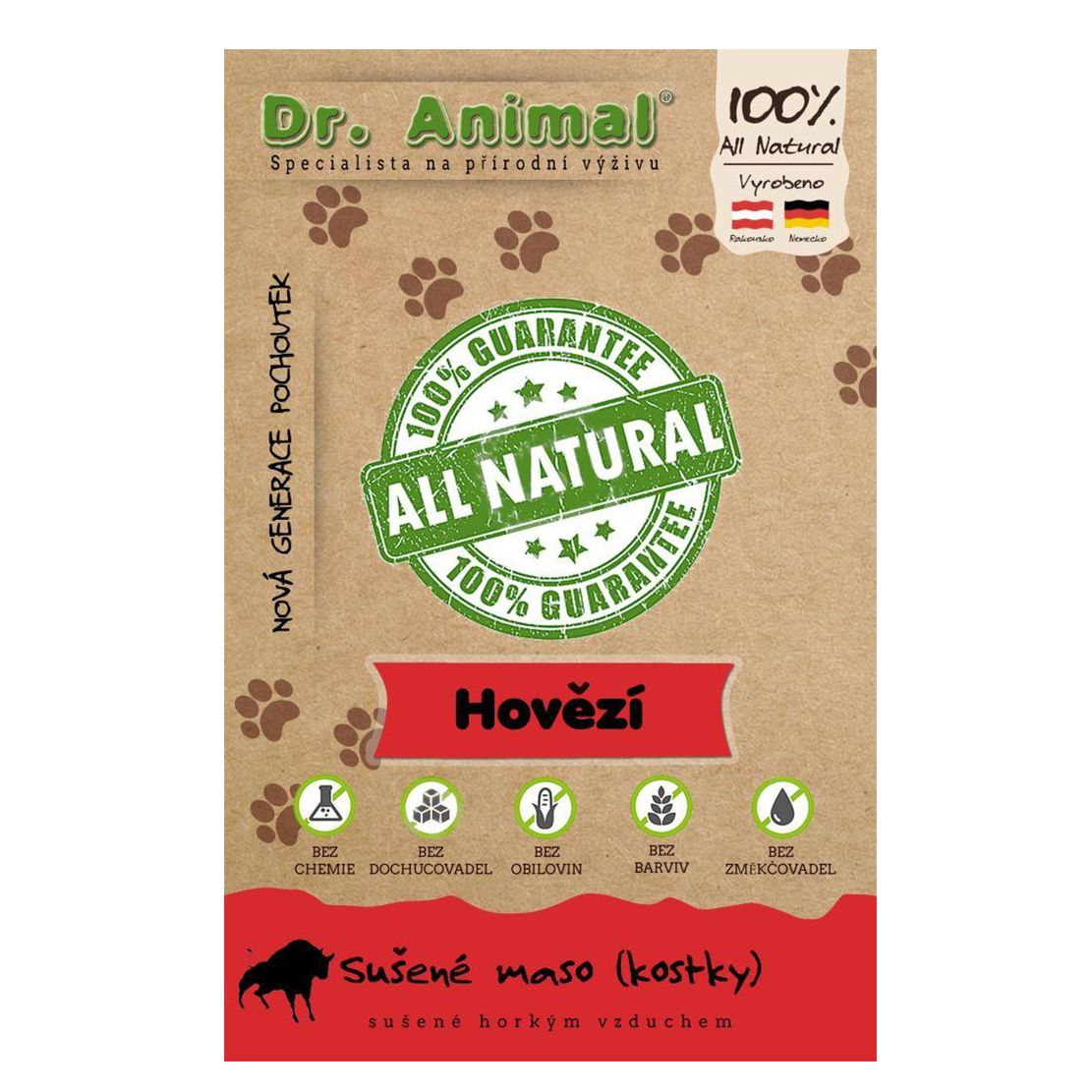 Dr.Animal 100% marhahús kockák 80 g