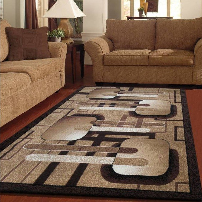 Teppiche in Braun mit geometrischen Mustern Breite: 180 cm | Länge: 250 cm