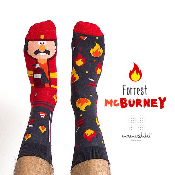 Veselé Ponožky Nanushki Forrest McBurney - Forrest Hasič - 40-43