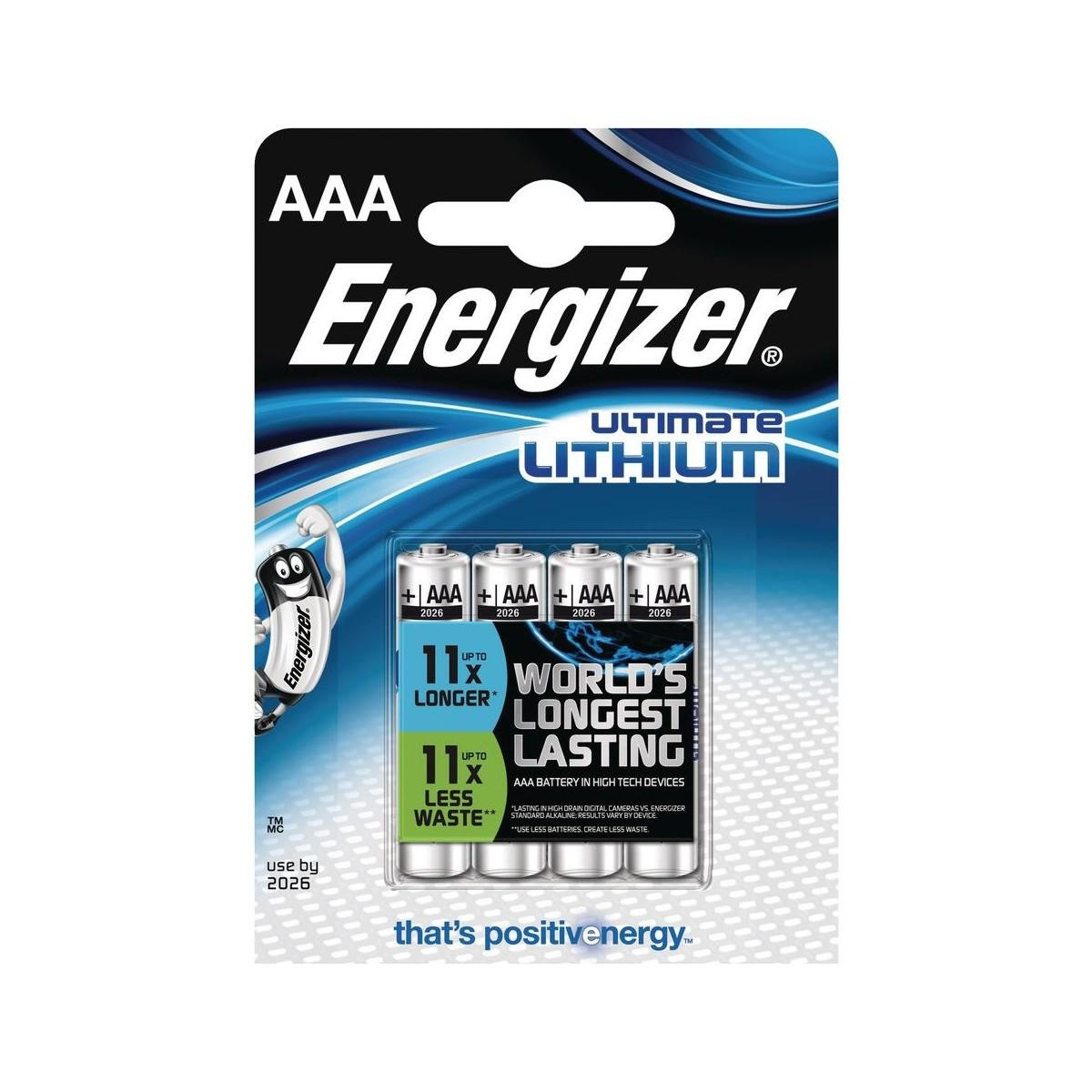 Energizer Ultimate Lithium LR03 (AAA) 4τεμ