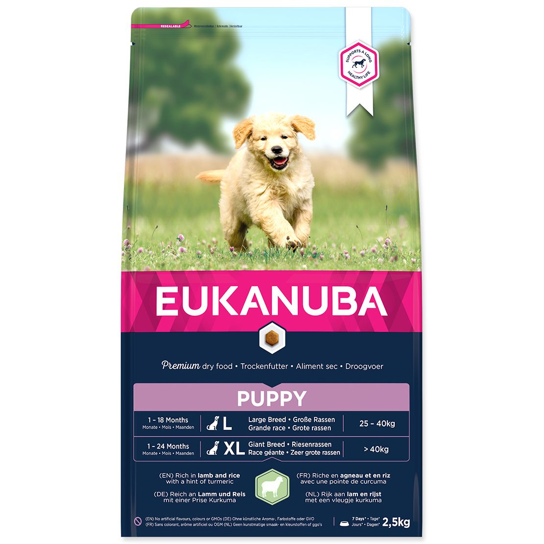 EUKANUBA PUPPY JUNIOR Lamb & Rice – 2,5 kg