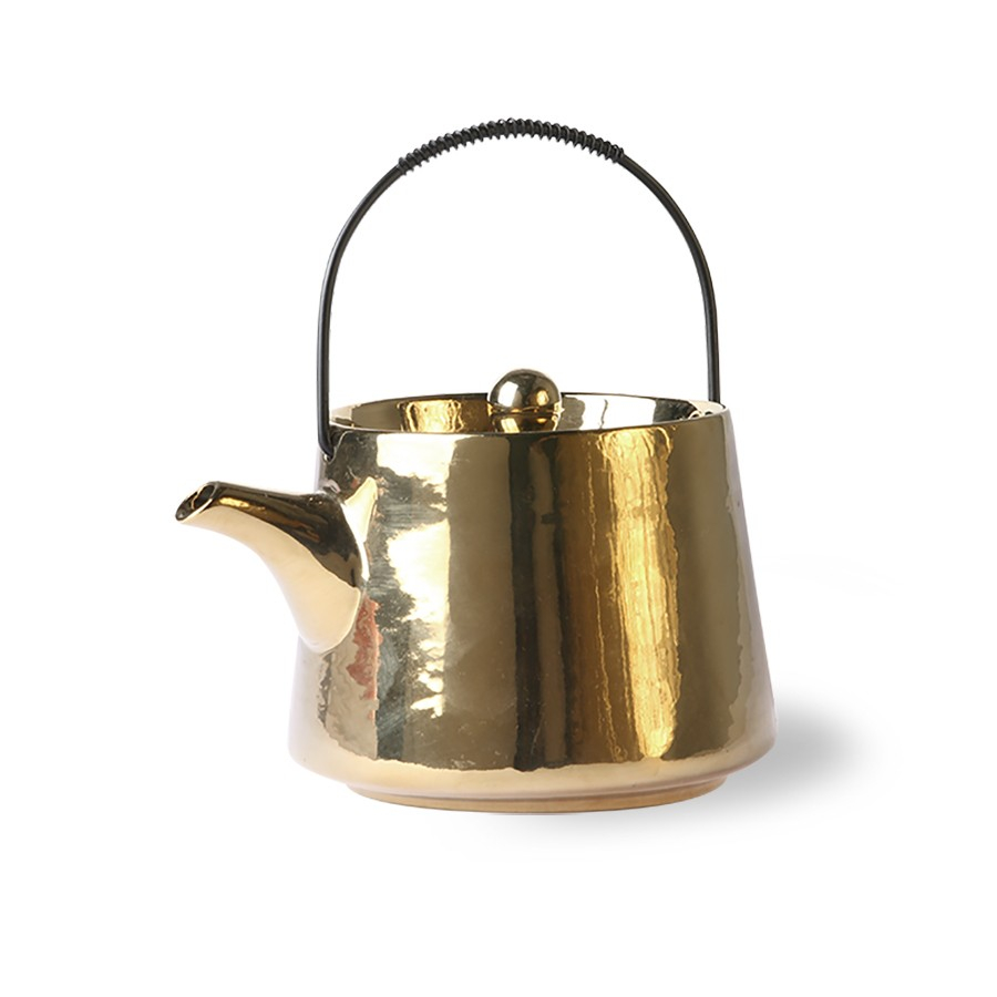 Golden ceramic handmade pitcher Bold & Basic - 0.7L ACE6740