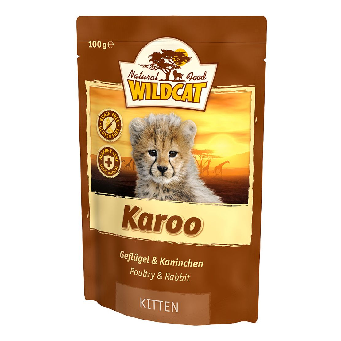 Wildcat Karoo Kitten zacskós eledel 100 g