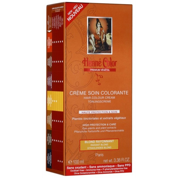 Henne color Henné Color - Barevný přeliv Zářivá Blond Premium Végétal 100 ml