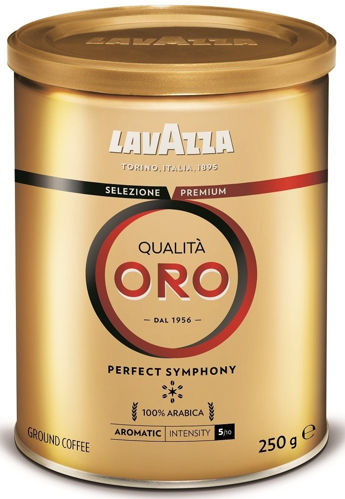 Kávé Lavazza Qualitá Oro, őrölt, pléhdobozos 250g