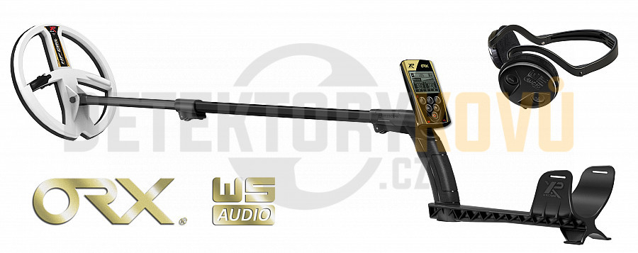 Detektor kovov XP Orx HF 22 cm RC + bezdrôtové slúchadlá WSAUDIO