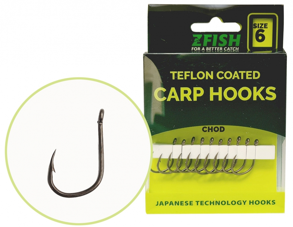 Zfish Teflon Hooks Chod - Horog 6